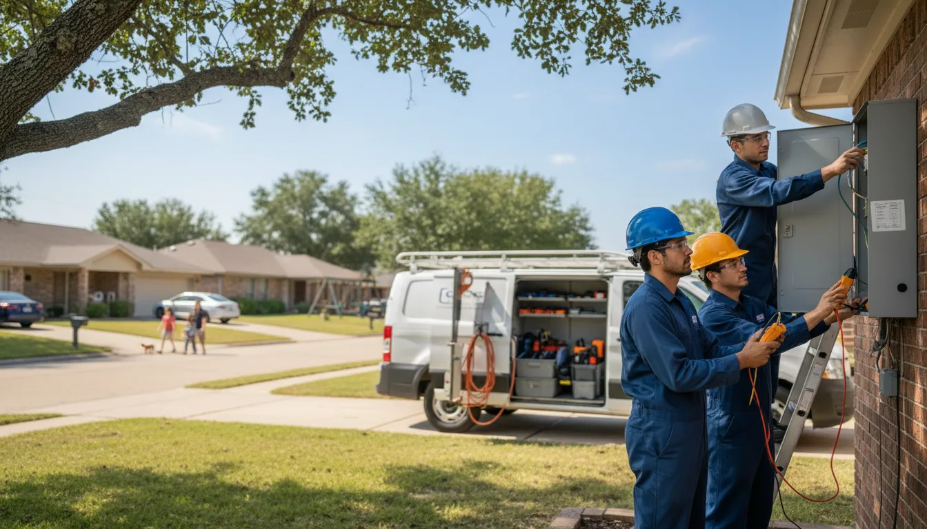 Certified electrician providing emergency electrical services in Lindstrom, MN